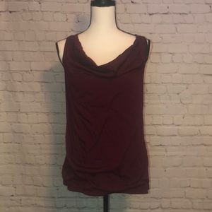 Banana Republic Maroon Tank Blouse